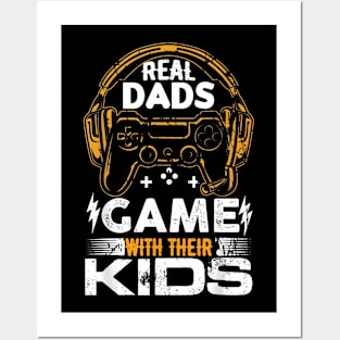 Gaming Fathers Day Gamer Dad from Son or Daughter Posters and Art